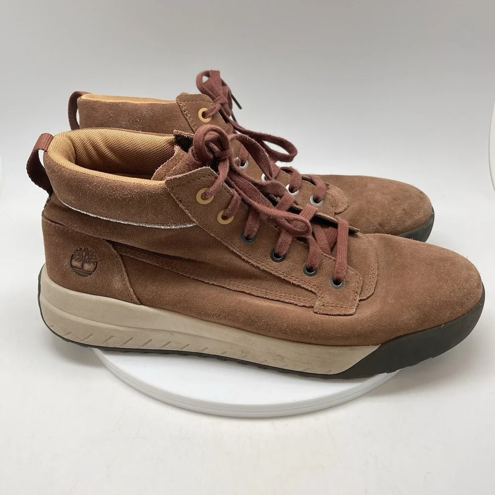 Timberland Boots Mens 11 Maple Grove‎ Chukka Brown Leather Suede Lace Up Casual